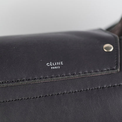 Celine Big Bag Leather Tote Calfskin Dark Grey