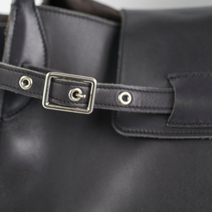 Celine Big Bag Leather Tote Calfskin Dark Grey