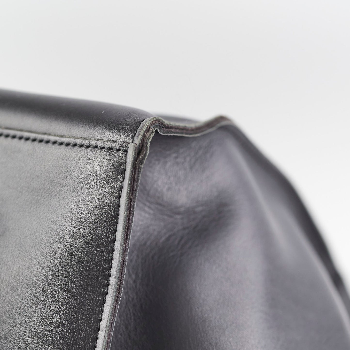 Celine Big Bag Leather Tote Calfskin Dark Grey