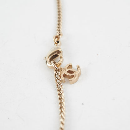 Chanel Gold Rhinestone Necklace Costume Jewellery