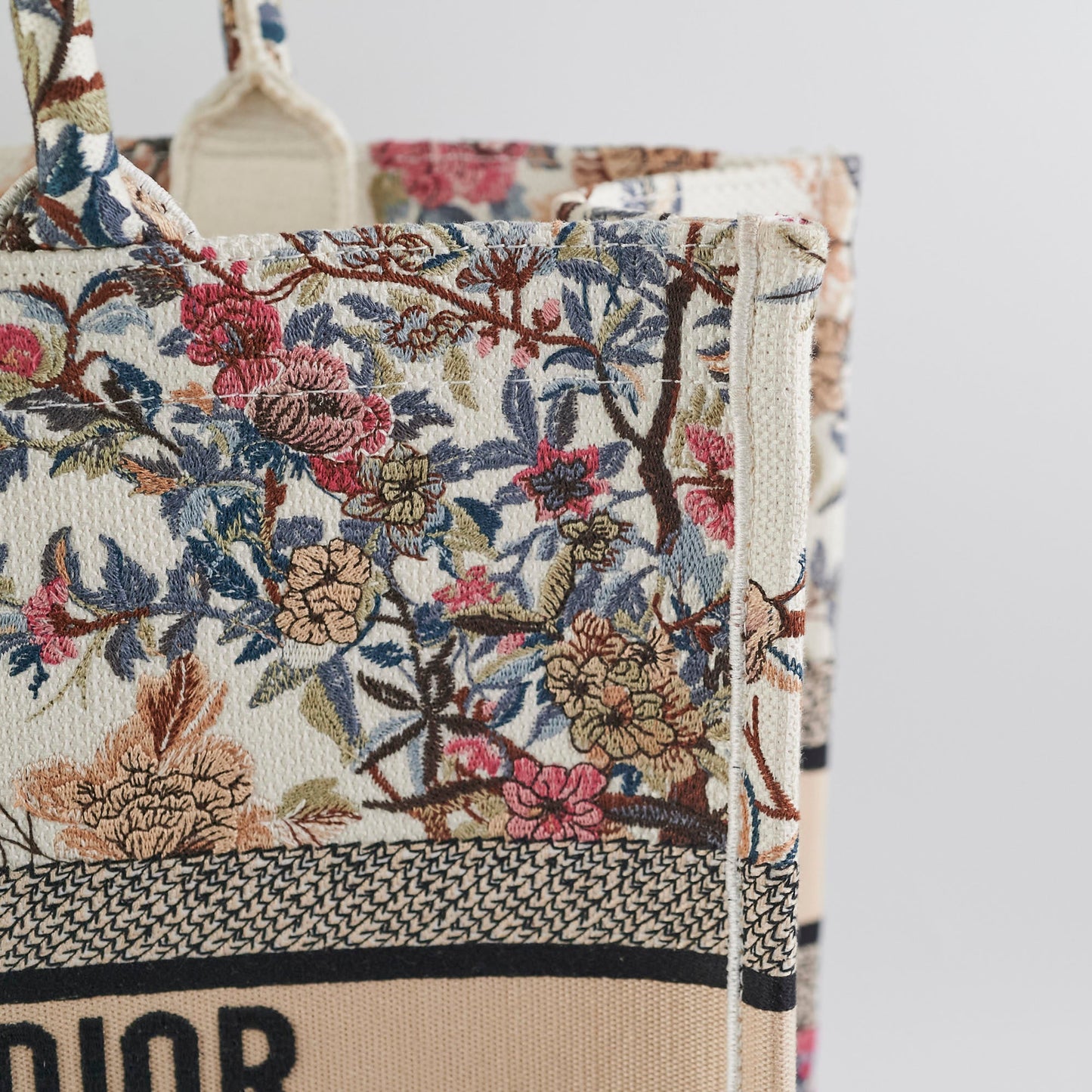 Christian Dior Embriodered Large Book Tote