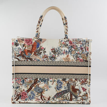 Christian Dior Embriodered Large Book Tote