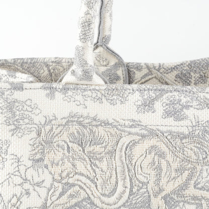 Christian Dior Large Book Tote Grey