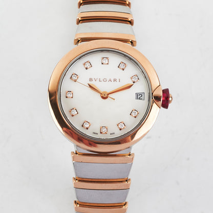Deal of The Week - Bvlgari Lucea Rose Gold Diamond MOP Dial Watch