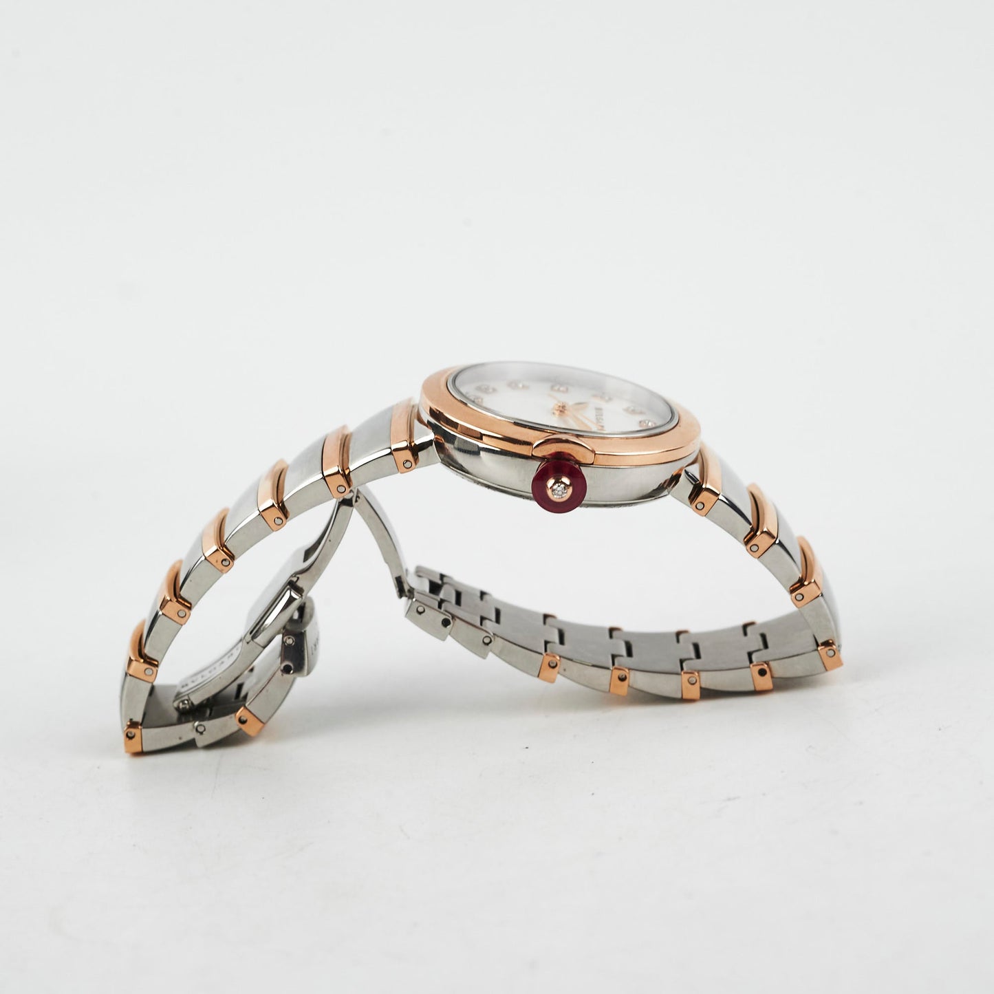 Deal of The Week - Bvlgari Lucea Rose Gold Diamond MOP Dial Watch
