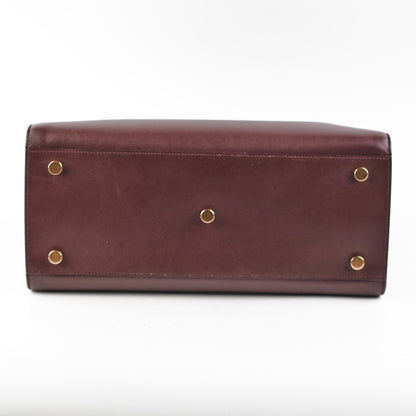 Saint Laurent Sac De Jour Burgundy Small