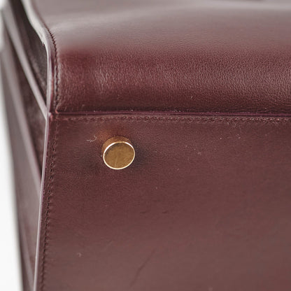 Saint Laurent Sac De Jour Burgundy Small