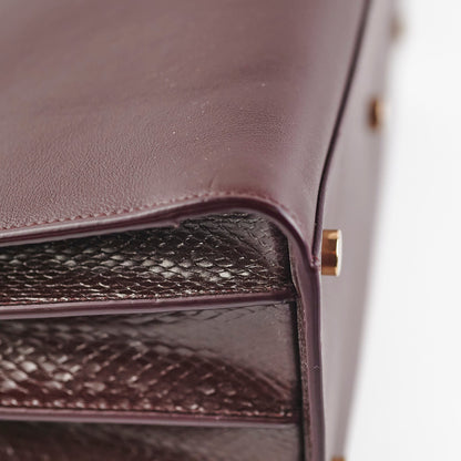 Saint Laurent Sac De Jour Burgundy Small