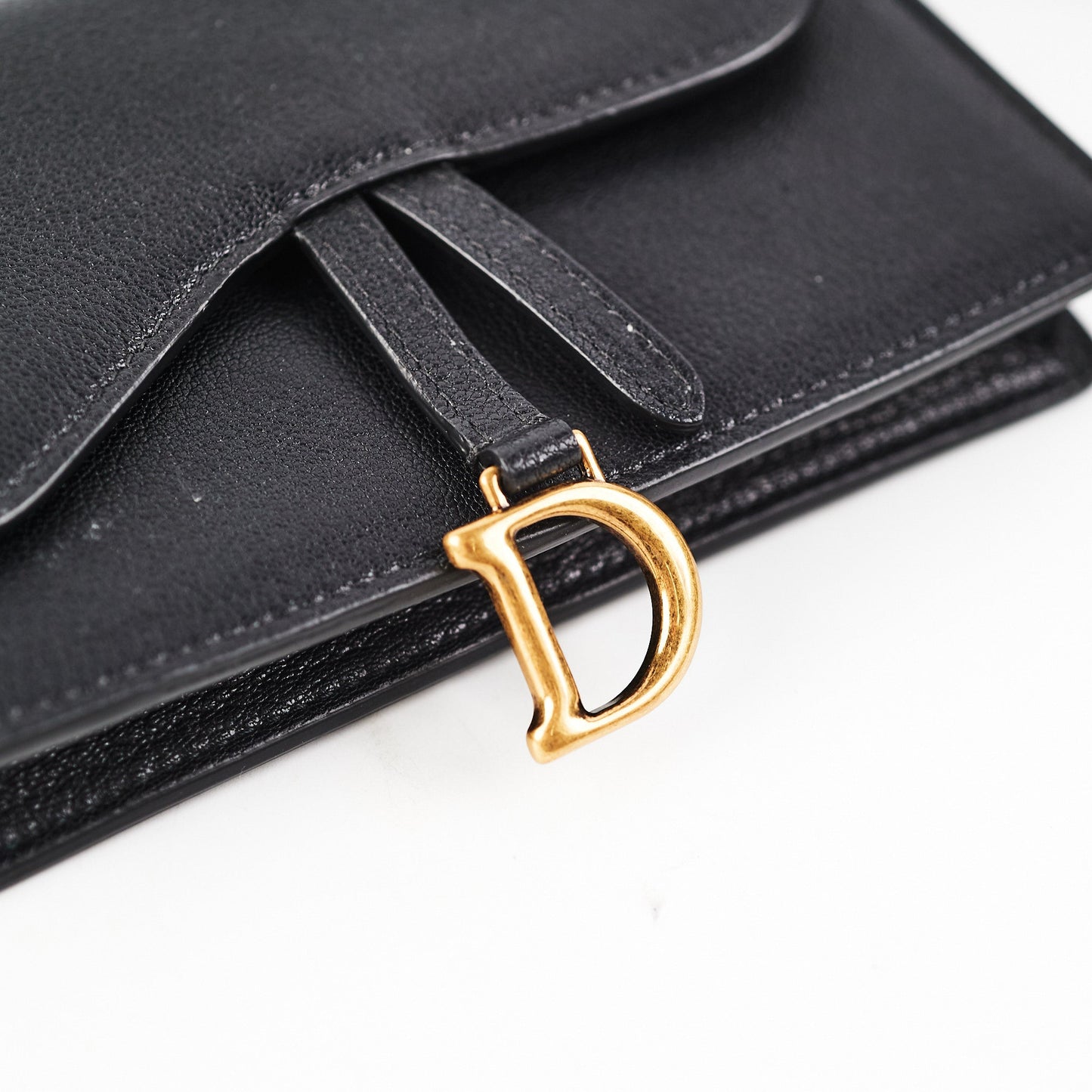 Dior Saddle Pouch Black