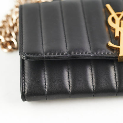 Saint Laurent Vicky Wallet Black