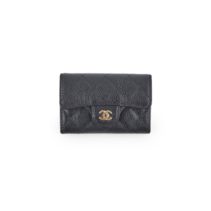 Chanel Caviar Cardholder Black