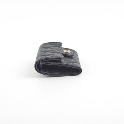 Chanel Caviar Cardholder Black