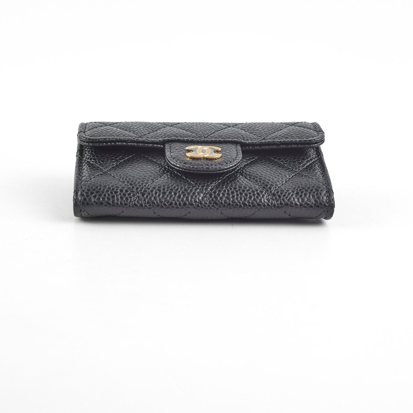 Chanel Caviar Cardholder Black