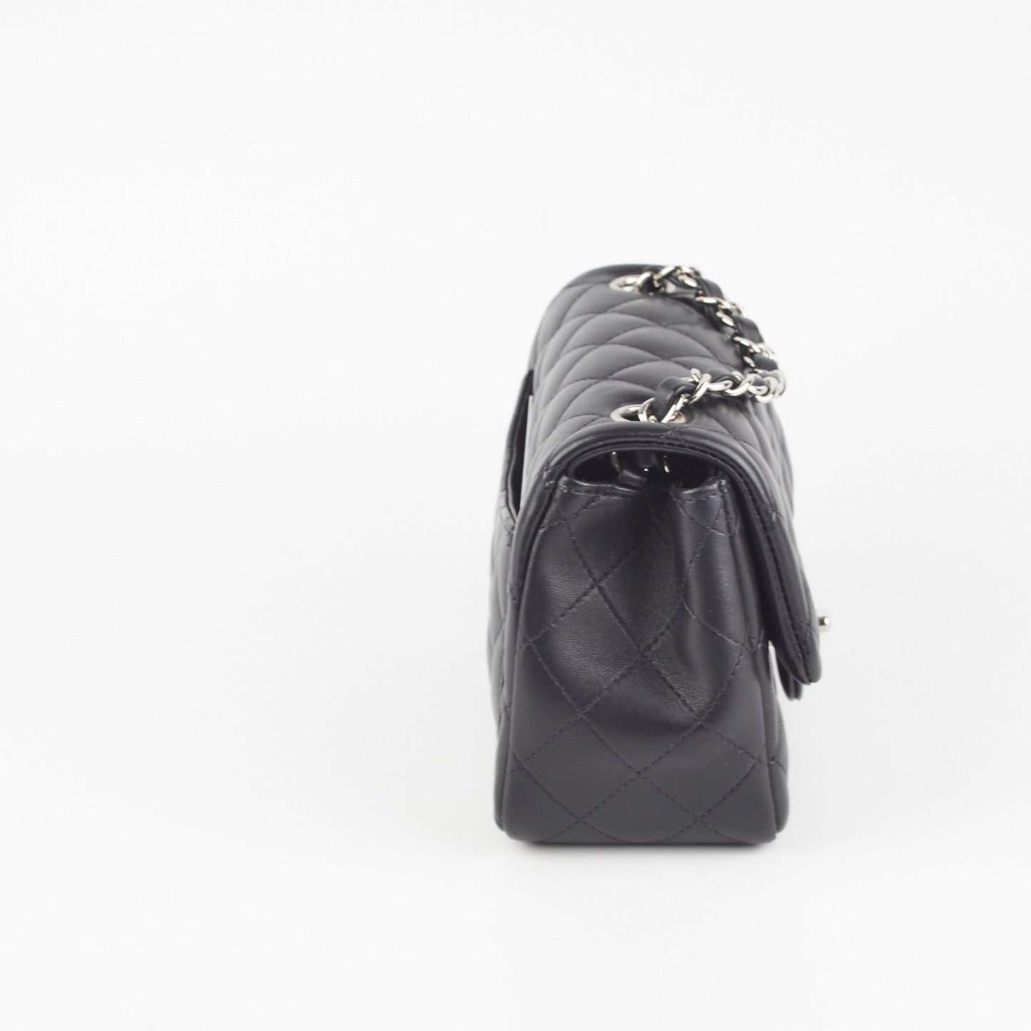 Chanel Mini Square Lambskin Black