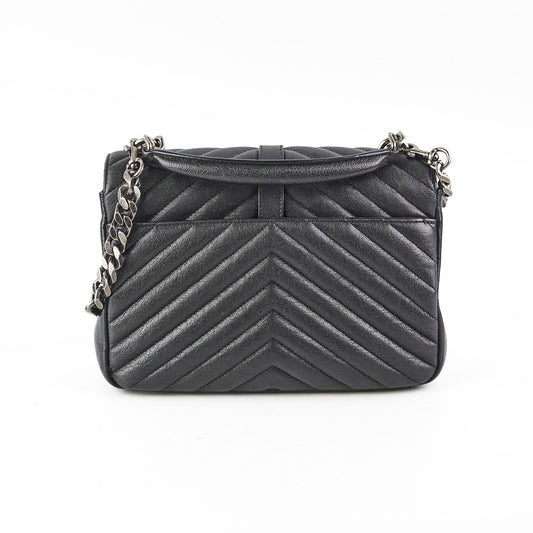 Saint Laurent Medium College Black Bag