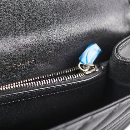 Saint Laurent Medium College Black Bag