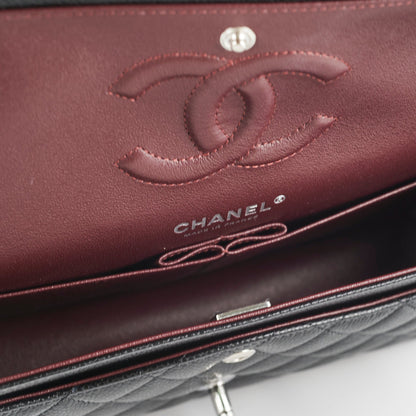 Chanel Medium Classic Flap Caviar Black (Microchip)