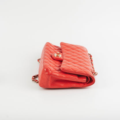 Chanel Medium/Large Classic Double Flap Red