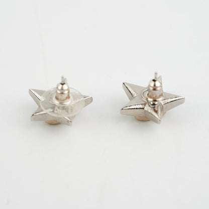 Chanel Star CC Logo Stud Earrings Costume Jewellery