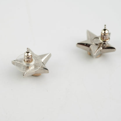 Chanel Star CC Logo Stud Earrings Costume Jewellery