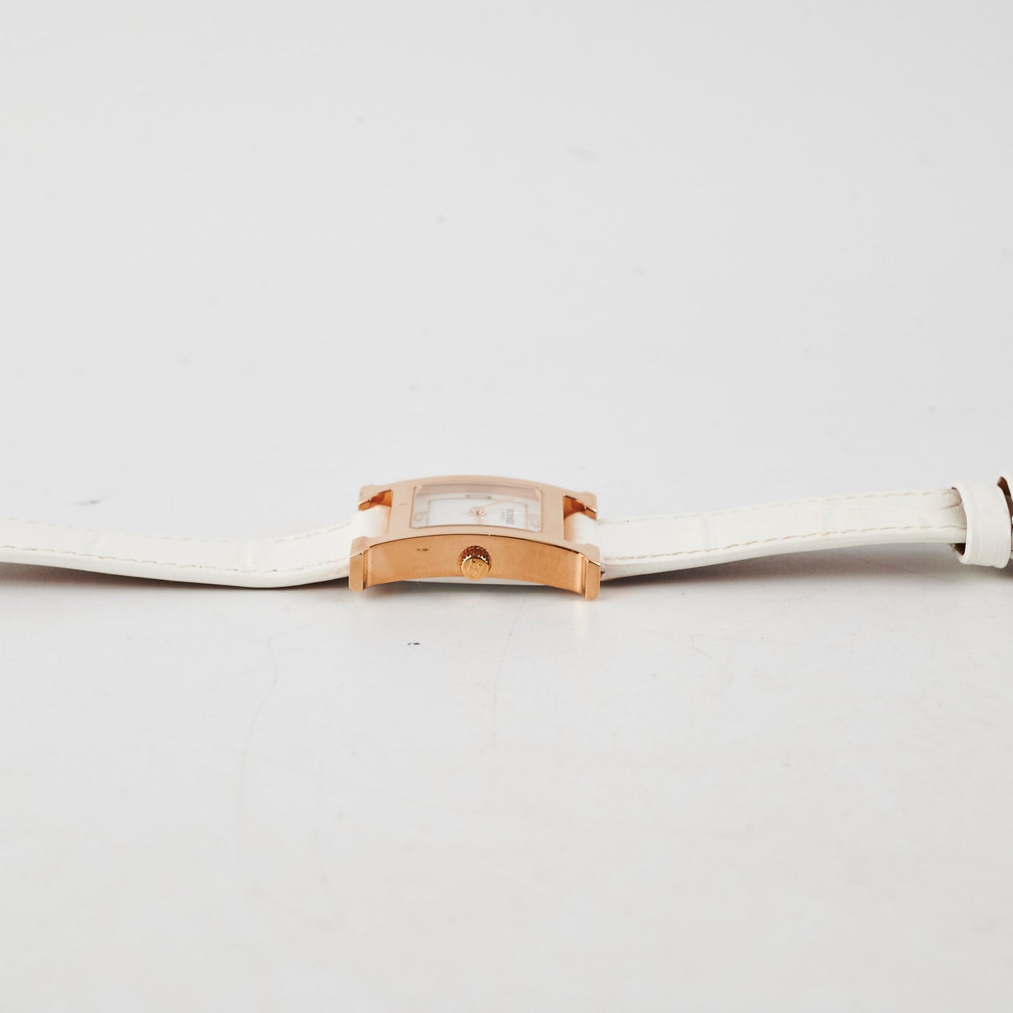 Hermes Heure H Watch Small Model (25mm) Blanc