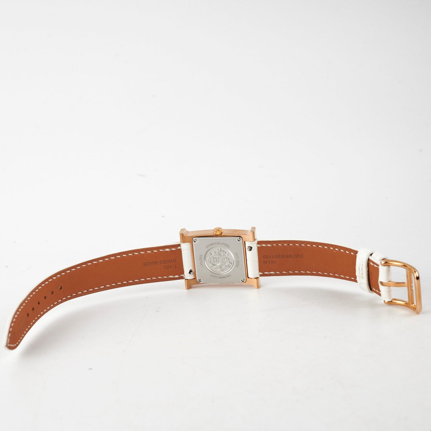 Hermes Heure H Watch Small Model (25mm) Blanc