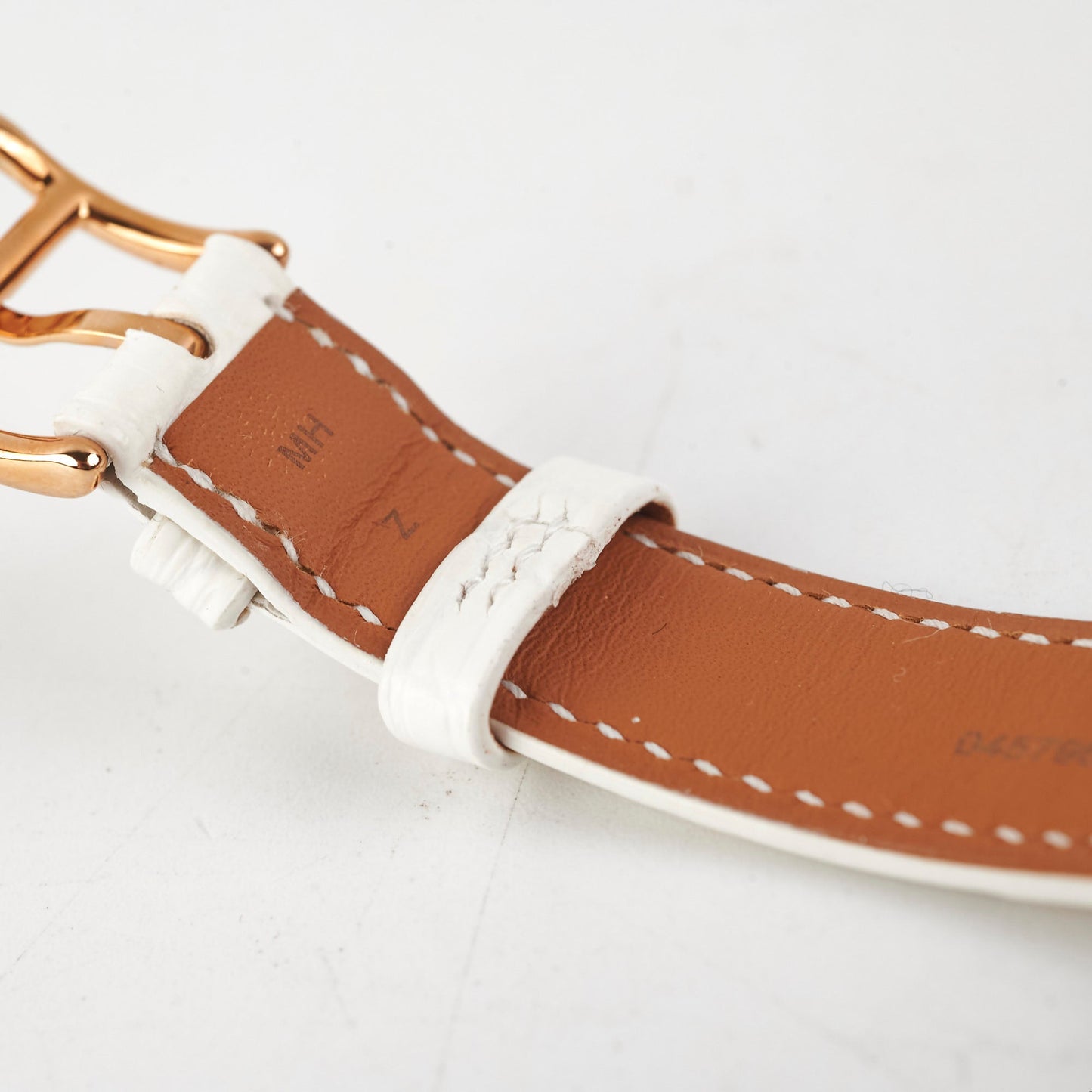 Hermes Heure H Watch Small Model (25mm) Blanc