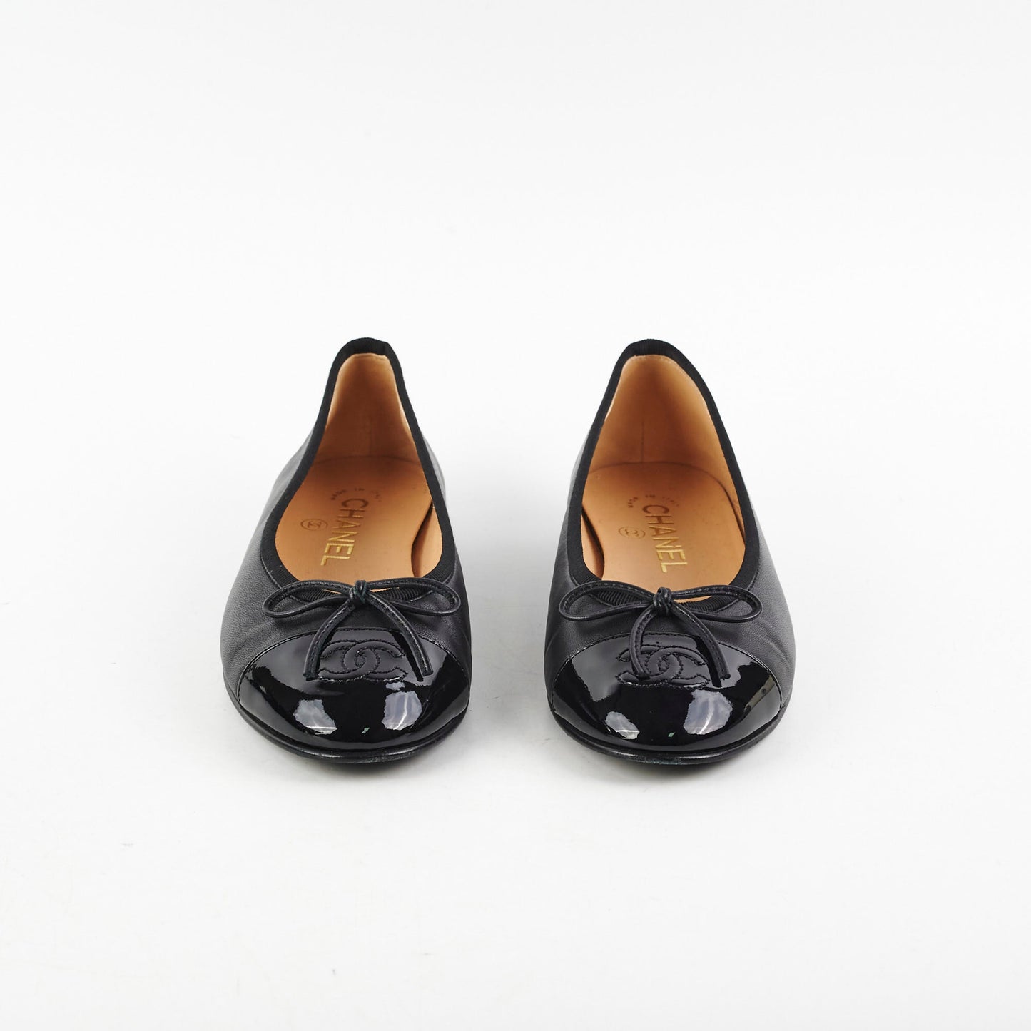 Chanel Ballet Flats Size 36 Black