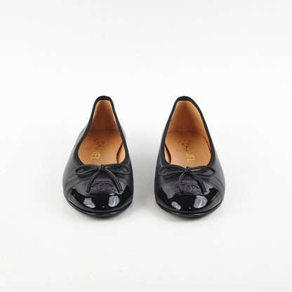 Chanel Ballet Flats Size 36 Black
