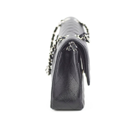 Chanel Classic Flap Medium/Large ML Caviar Black