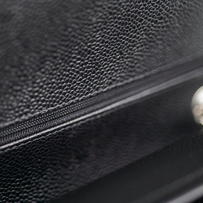 Chanel Classic Flap Medium/Large ML Caviar Black