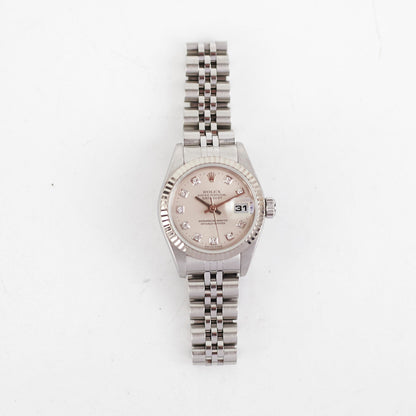 Rolex Datejust Ladies Diamond White Gold 26mm Watch