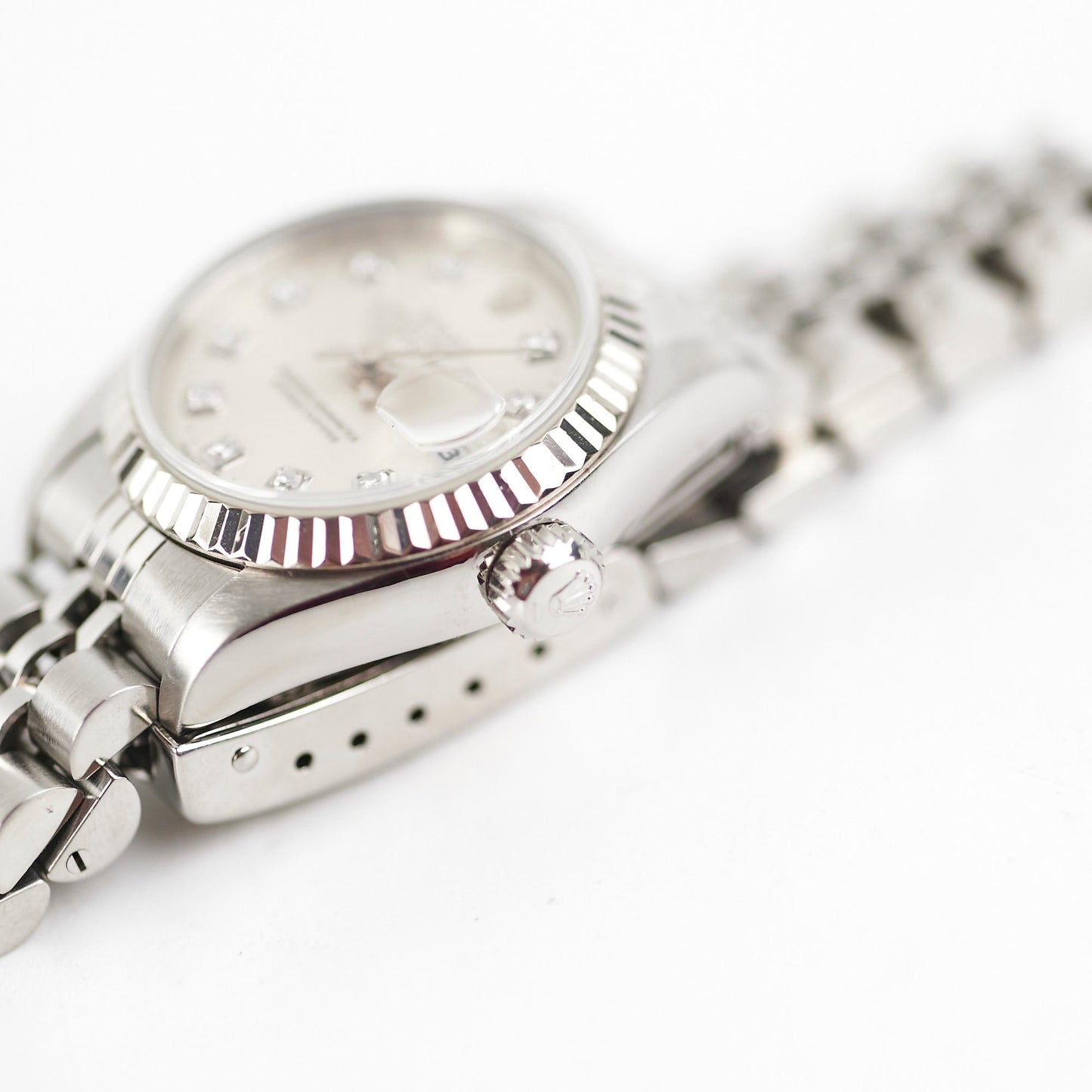 Rolex Datejust Ladies Diamond White Gold 26mm Watch