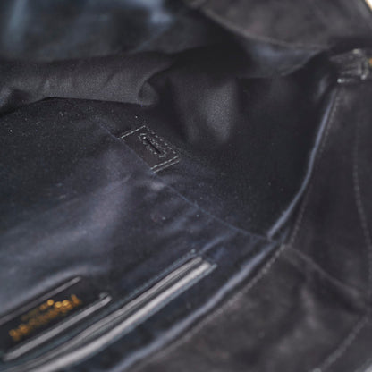 Saint Laurent Downtown Black Patent Bag Black