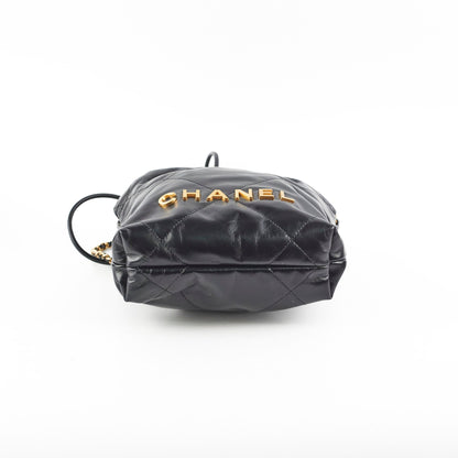 Chanel Mini 22 Black