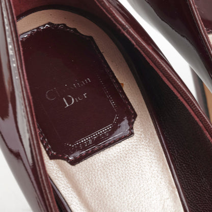 Christian Dior Burgundy Heels Size 39.5