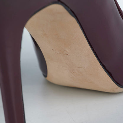 Christian Dior Burgundy Heels Size 39.5