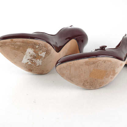 Christian Dior Burgundy Heels Size 39.5