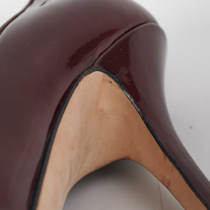 Christian Dior Burgundy Heels Size 39.5