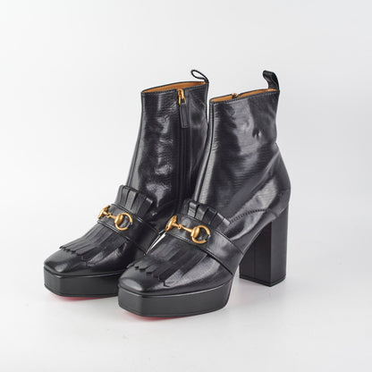Gucci Horsebit Boots Black Size 41
