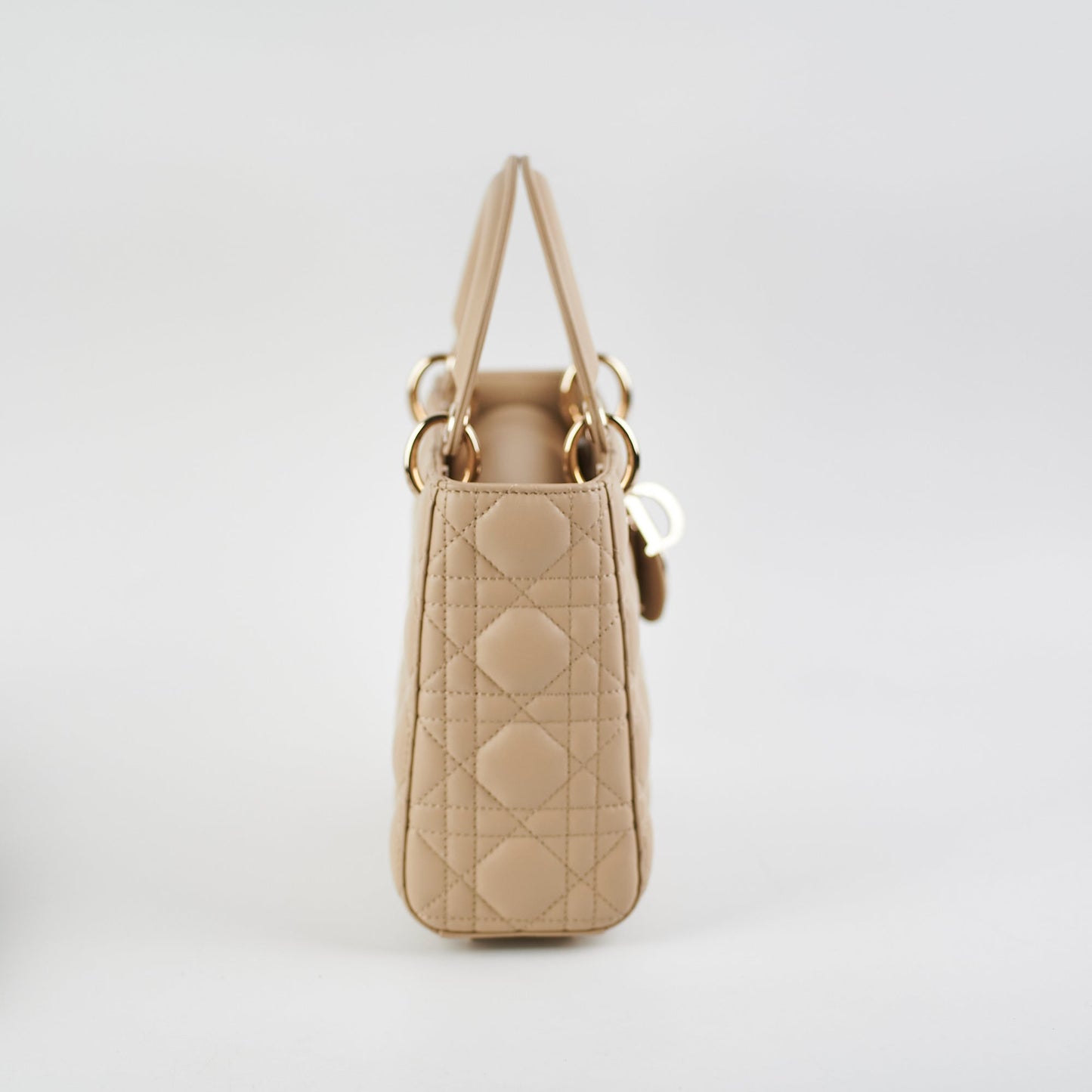 Christian Dior Small Lady Dior Beige