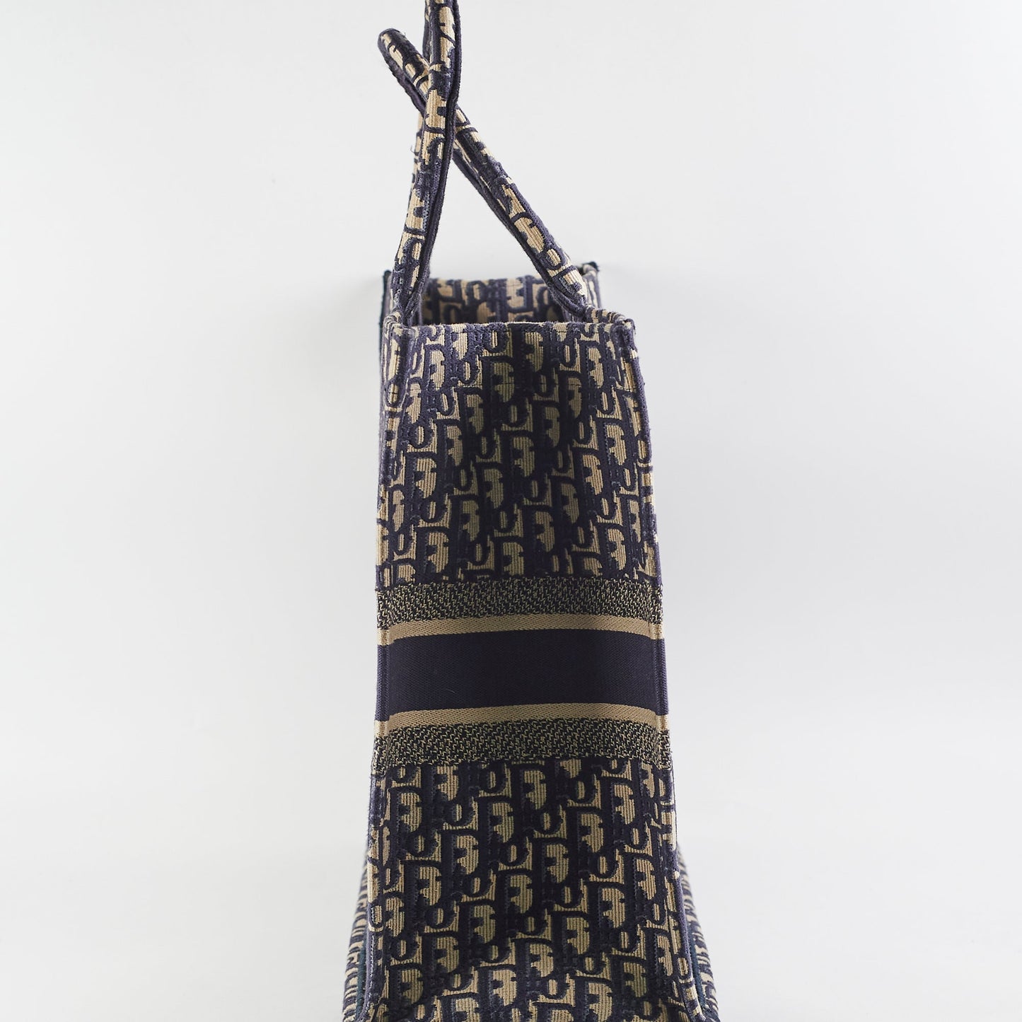 Christian Dior Oblique Book Tote Navy (GW Initials)