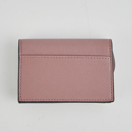 Christian Dior Saddle Bloom Card Holder Pink