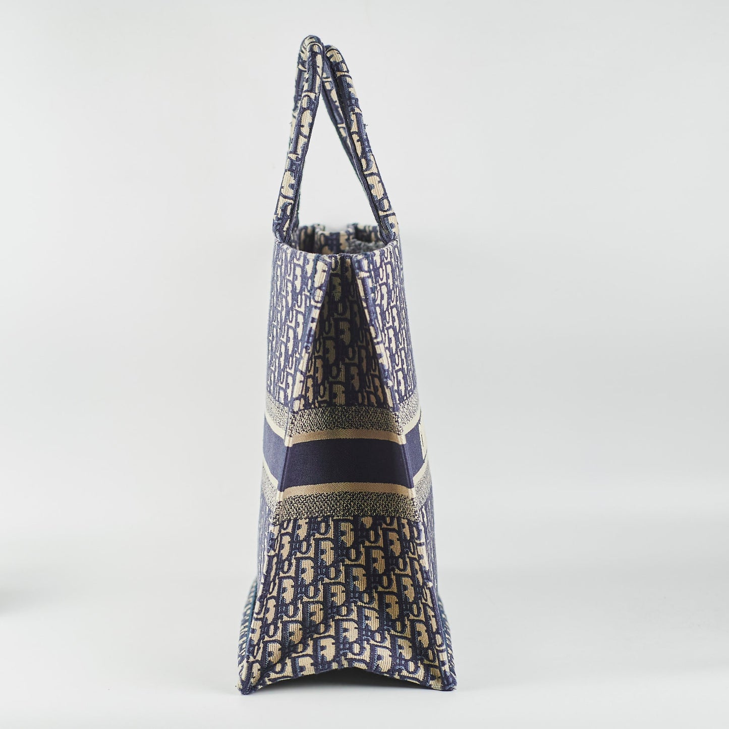 Christian DIor Large Book Tote Navy