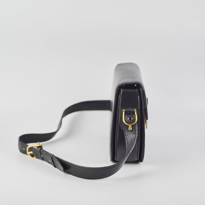 Celine Vintage Horse Carriage Bag Black
