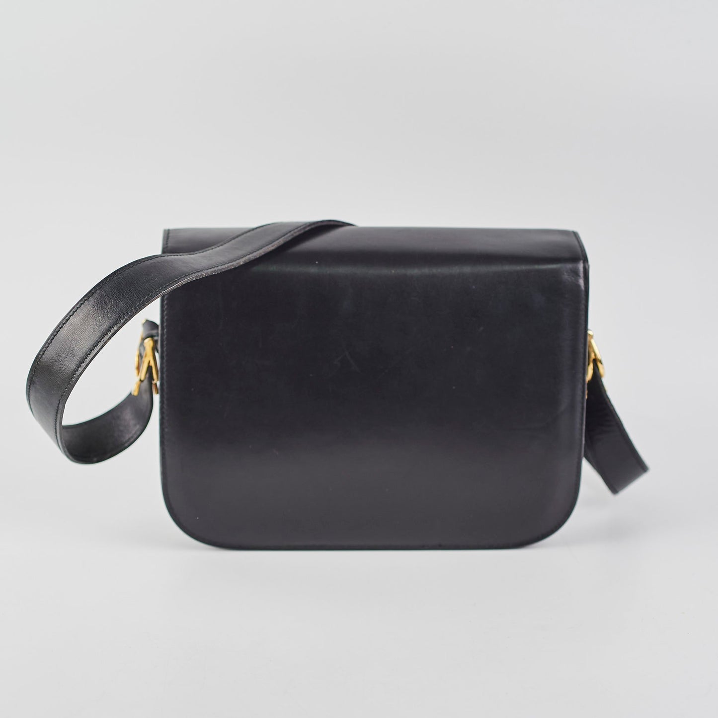 Celine Vintage Horse Carriage Bag Black