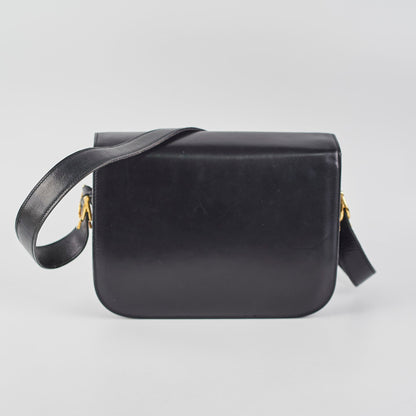 Celine Vintage Horse Carriage Bag Black
