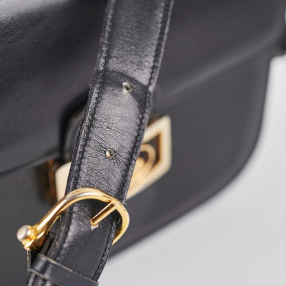 Celine Vintage Horse Carriage Bag Black