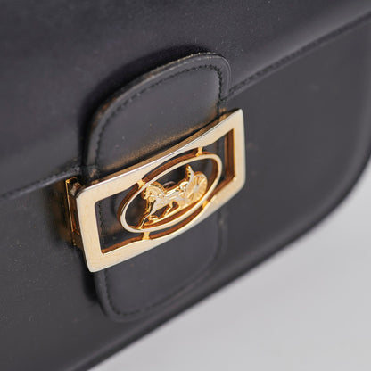 Celine Vintage Horse Carriage Bag Black