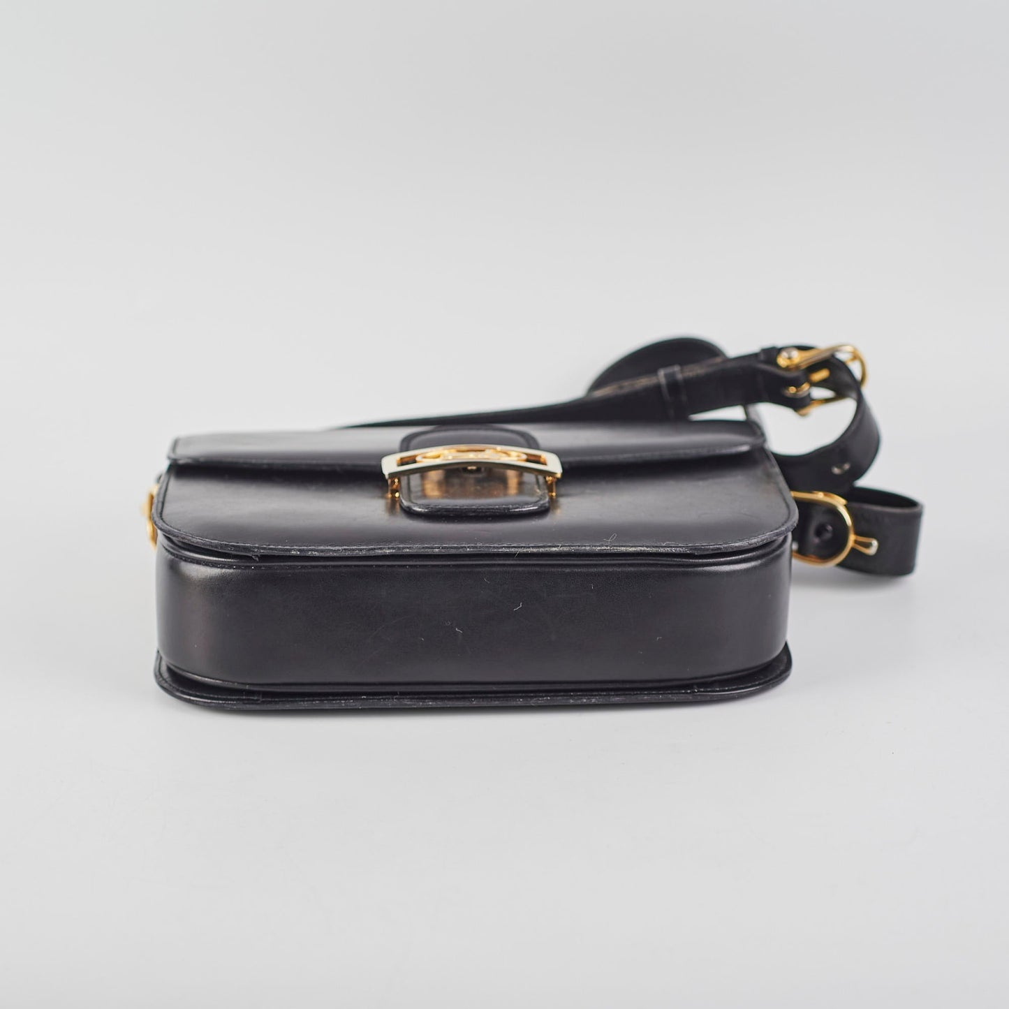 Celine Vintage Horse Carriage Bag Black